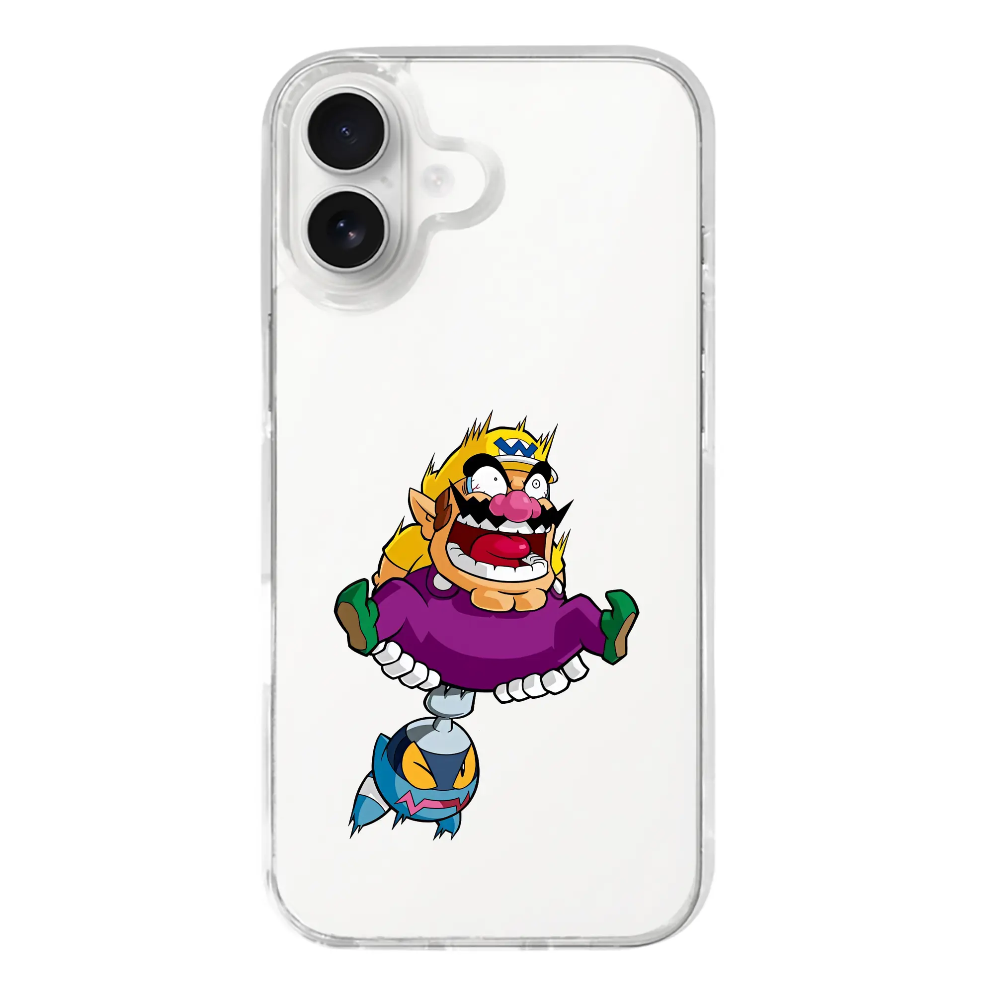 マリオ グッズ ワリオ - iPhone 17シリーズ 透明スマホケース – 薄型・耐衝撃・精密フィット保護カバー